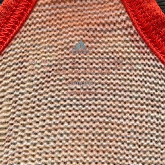 SzS Adidas two toned orange Climalite Racerback tank VGUC - Picture 3 of 4